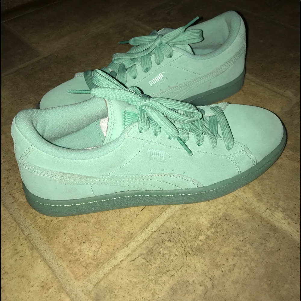 Puma Mint Suede Classic Sneakers